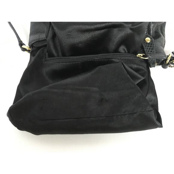 Coach Ashley Women’s Black Pebbled Leather Snake Embossed Medium Crossbody - Picture 11 of 12